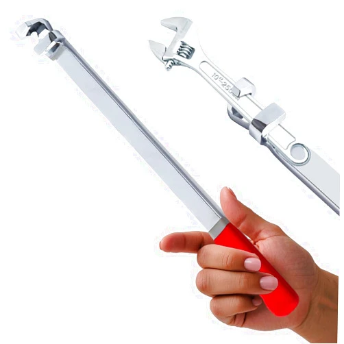 AASSOO Torque Adaptor Wrench Extender Tool, Extra-Long 15 Inch Wrench Extension for Maximum Leverage, Ideal for DIYers, Garage Mechanics, and Handymen
