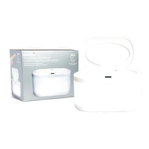 Munchkin Touch Free Baby Wipe Warmer with Nightlight & Motion Sensor, White