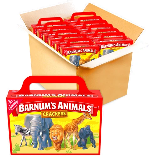 BARNUM'S ANIMALS Barnum's Original Animal Crackers, 12 - 2.13 oz Boxes