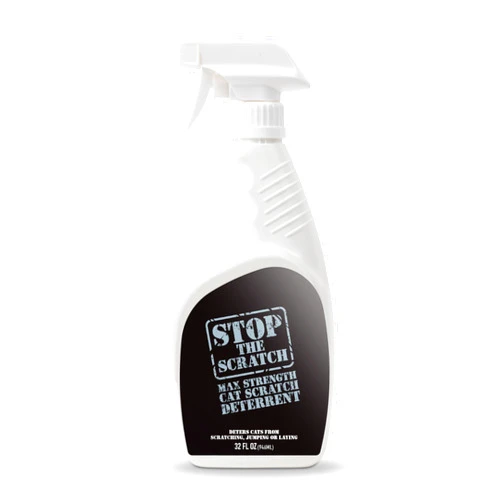 Emmy's Best EBPP Stop The Scratch Cat Spray Deterrent for Kittens and Cats 32oz - Non-Toxic, Safe for Plants, Furniture, Floors and More Cat Deterrent Spray with Rosemary Oil