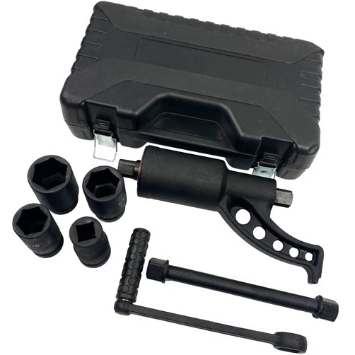 KJE Heavy Duty Torque Multiplier Wrench Set, w/ 1-5/16~1-5/8Inch Cr-v Socket (4800 N/M, 3,540 ft/lb), 1:64 Saving Lug Nut Remover Torque Wrench for Semi Truck & RVs