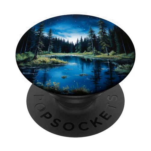 Forest Lover SteMi Accessories Forest Lover Outdoor Nature Forest Ranger PopSockets Adhesive PopGrip