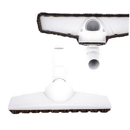 ALL PARTS ETC. 1.25” Hardwood Floor Attachment for Central Vacuum Accessories for Wood Floor, Tile & Wood Floor Brush, Light Gray, for Shop Vac, Bissell, Eureka & Other Central Vacs (Floor Brush 13”)