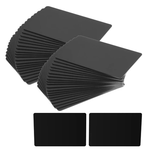 Yolev 30pcs NFC Cards Rewritable NFC Tags NTAG 215 PVC Cards Blank Easy Convenient Programmable NFC Business Card Chip 504 Bytes Memory NFC Tag Compatible with All NFC Enabled Devices Black