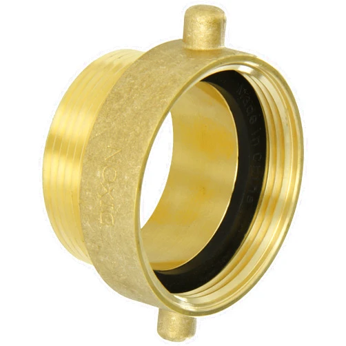 Dixon Valve HA2525T Brass Fire Equipment, Hydrant Adapter with Pin Lug, 2-1/2