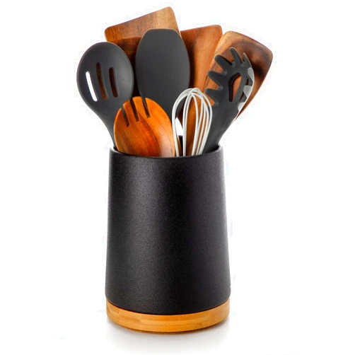 Nucookery 360° Rotating Utensils Holder, 8.2