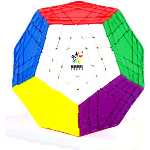 HELLOCUBE Yuxin Gigaminx Stickerless 5X5 Speed Cube Megaminx Magic 12 Sided Cube Puzzle Toy