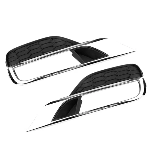 DIVQXPJLR 2Pcs Front Bumper Fog Light Grill Grilles Cover Trim Left+Right Compatible With Honda CRV 2015-2016