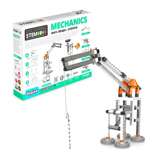 Engino- Stem Toys, Construction Toys for Kids 9+, Mechanics: Levers, Linkages & Structures, Educational Toys, Stem Kits, Gifts for Boys & Girls (16 Model Options)