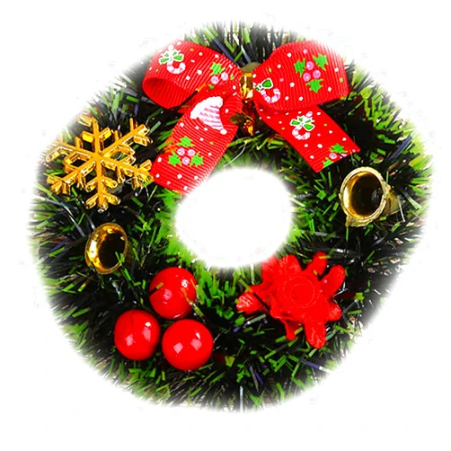 Bocotous Christmas Wreath Christmas Decorations Door Wall Hanging Ornament Ball Garland Shopping Mall Window Decoration