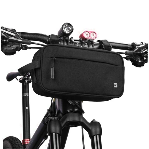 Rhinowalk Bike Handlebar Bag, Multifunctional Waterproof Mountain Bike Crossbar Front Bag Road Bike Basket Bicycle Frame Bag Waist Shoulder Bag Bicycle Bag Professional Cycling Accessories