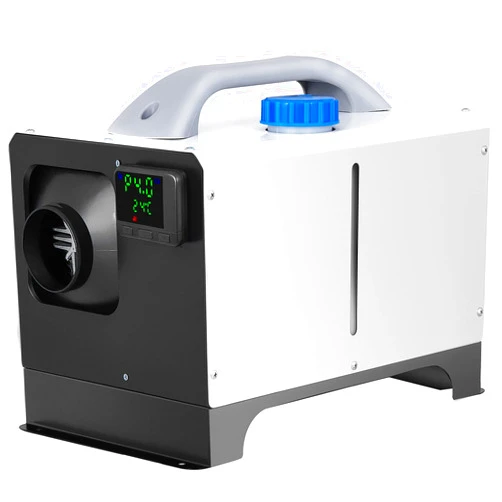 VEVOR Diesel Air Heater 8KW Parking Heater 12V Truck Heater, One Air Outlet, with Black LCD Switch, Remote Control, Fast Heating Compact Diesel Heater, For Car, RV Truck, Boat, Campervans, Caravans