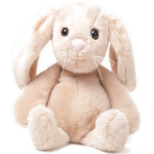 Bearington Collection Bearington Snuggle Bunny Plush, 13.5 Inch Tan Stuffed Animal