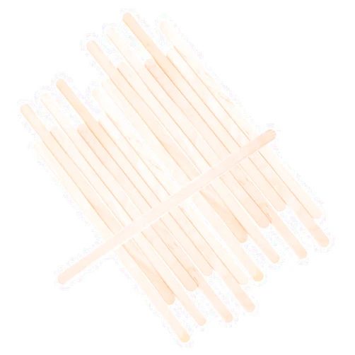 VINTORKY 500pcs Disposable Coffee Stirrers Wood Coffee Stir Sticks Wooden Drink Mixers with Individual Wrappers for Hot Beverage Juice Cocktail