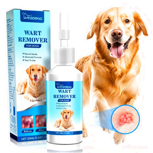 SHIUMORE Dog Wart Remover: 20ML Dog SkinTag Removal, Natural Dog Wart Removal Treatment, Rapidly Eliminates Dog Warts & Dog Skin Tags - Fast Acting & Effective, No Harm & Pain-Free (20ML)