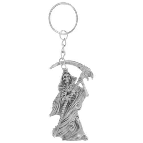 BESTOYARD Skull Skeleton Keychain Xmas Halloween Grim Reaper Rubber Keychain Keyring Handbag Purse Charm