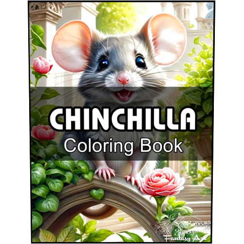 Hudson - H.Hill Publishing Chinchilla: Coloring Book, A Unique Book For Fans To Color, Enjoy, And Have More Fun.