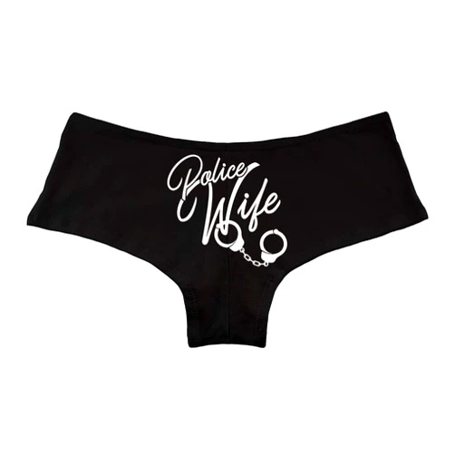 Decal Serpent Police Wife Women's Boyshort Underwear Panties