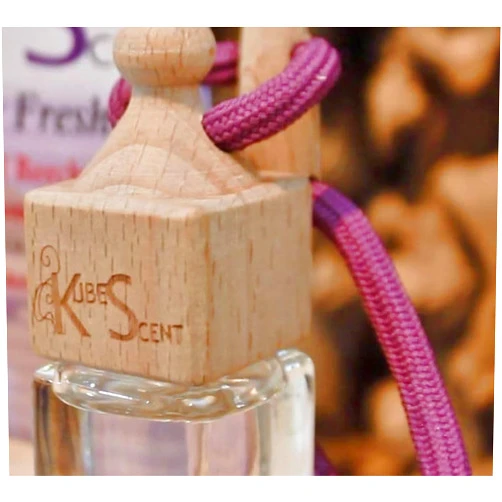 KubeScent Car Air Freshener Vanilla Pineapple Hanging Car Air Freshener, Long-Lasting Creamy and Tropical Fragrance, Premium Car Diffuser for Men, Women, Odor Eliminator, Luxury Car Accessory by KubeScent Air Freshener