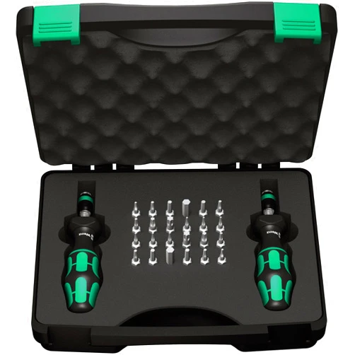 Wera - 5074738001 Kraftform 7440/41 Torque Screwdriver 0.3-3.0 Nm and Bit Set, 26-Piece