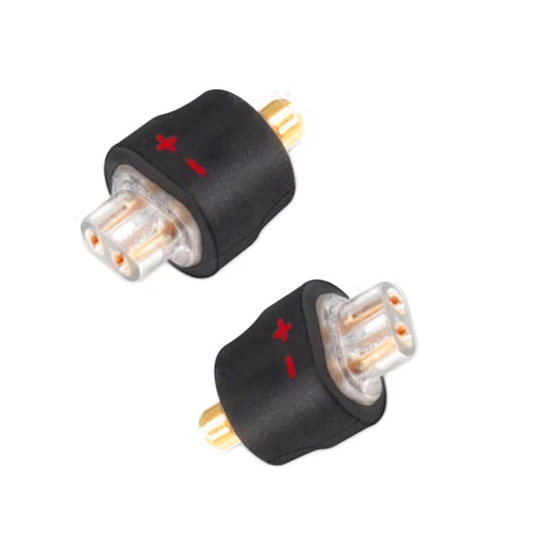 okcsc 0.78/0.75 Dual Pin Cable to MMCX Male Adaptor Work for 0.78/0.75 2 Pin Cable Connected with Shure se215 se315 SE535 846 425 to DITA Project 71 to FiiO FH1F9 F9PRO to JVC HA-FX850 Black