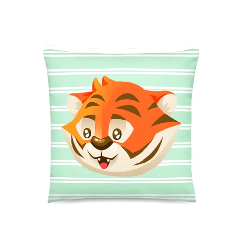 ConnectingHope Decorative Throw Pillows - Kai The Tiger Couch Cushion - 22