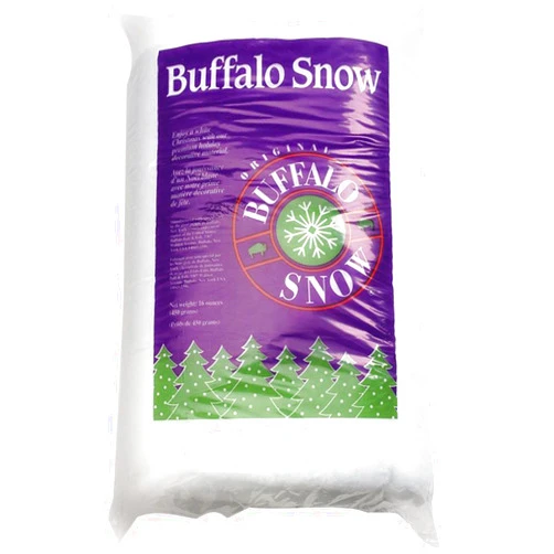 Darice BUFFALO BATT & FELT CB1339 Buffalo Snow for Christmas Decoration, 16-Ounce, White