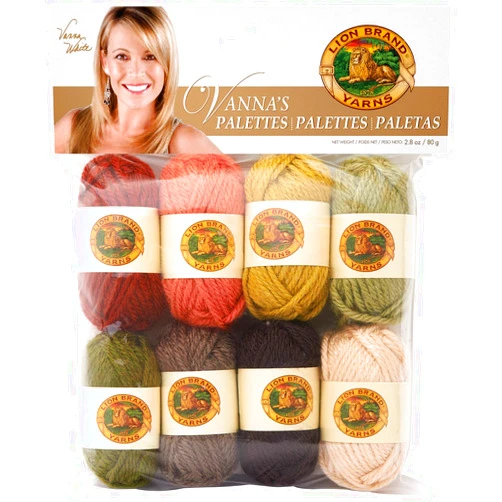 Lion Brand Yarn 865-203 Vanna's Palettes Yarn, Earthy