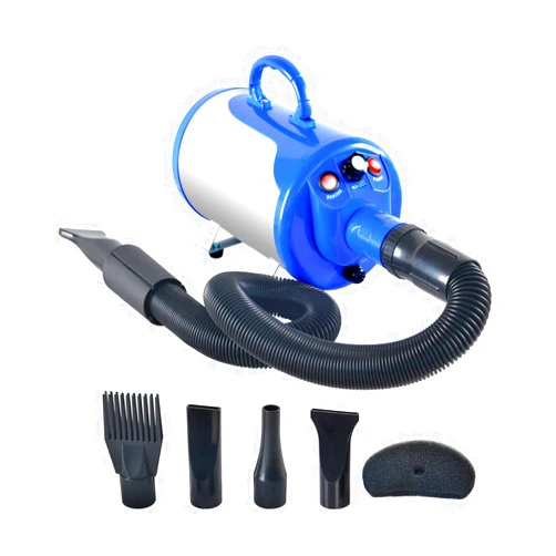 SHELANDY Groomer Partner Pet Hair Force Dryer Dog Grooming Blower with Heater (Blue)