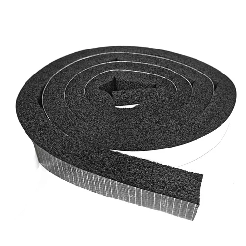 Topiverse Weather Stripping Door Seal Strip, 1 in x 1 in, AC Insulation Tape, Strong Adhesive, High Reslilience, Weatherproof, Reduce Noise, Gap Filler, Foam Insulation Tape for Doors and Windows