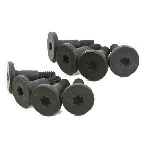 ONIZZBAND 8 Pcs Tailgate Cover Cap Screws Bolts Black Fits Ford F150 F250 F350 F450 Super Duty, M