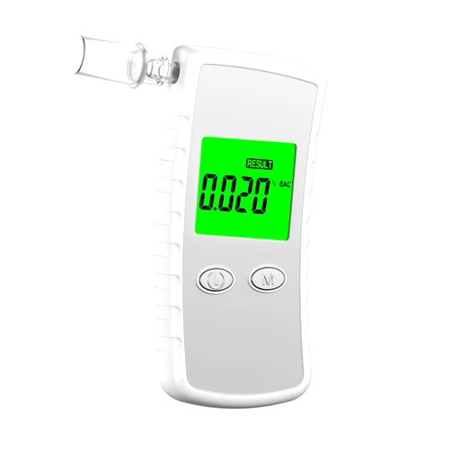CeezByte Upgraded Breathalyzer,High-Accurate Breathalyzers for Alcohol with LCD Display,Professional-Grade Alcohol Breathalyzer Tester with 10 Mouthpieces,Portable Alcohol Tester for Home Use (White)