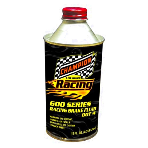 Champion Brands 4059K-EACH 'Racing' DOT-4 High Temperature Brake Fluid - 12 oz.