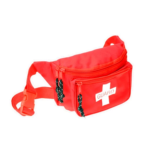 Dealmed Lifeguard Fanny Pack - E-Z Zipper Design, 3 Pockets, Adjustable Strap - 1 Pack