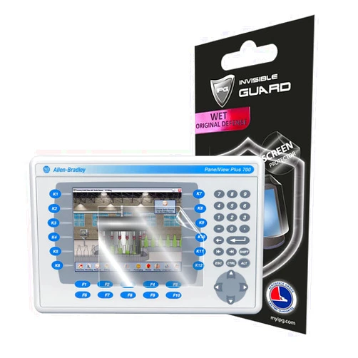 IPG For Allen Bradley PanelView Plus 6 700 Graphic Terminals (700 Color - 700 Touch) Screen Protector Hydrogel Invisible Ultra HD Clear Film Anti Scratch Skin Guard - Smooth/Self-Healing/Bubble -Free for Plus 6 700