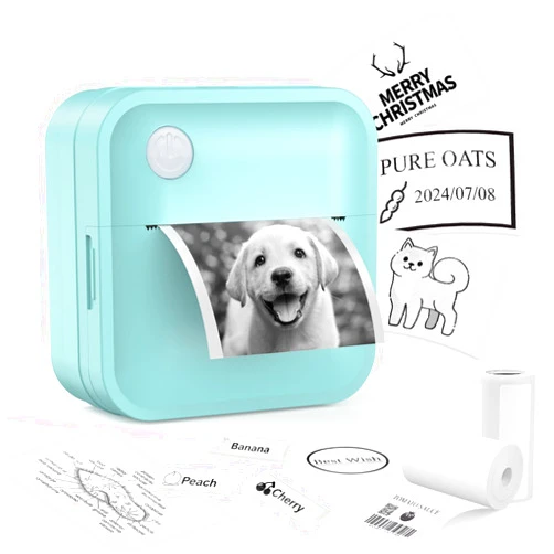 INVISEN Label Maker Machine - Mini Label Printer Portable Thermal Printer for Home,Office,Organization,Bluetooth Sticker Printer for Phones,Sticker Maker for Kids School Items Photo,Note Labels