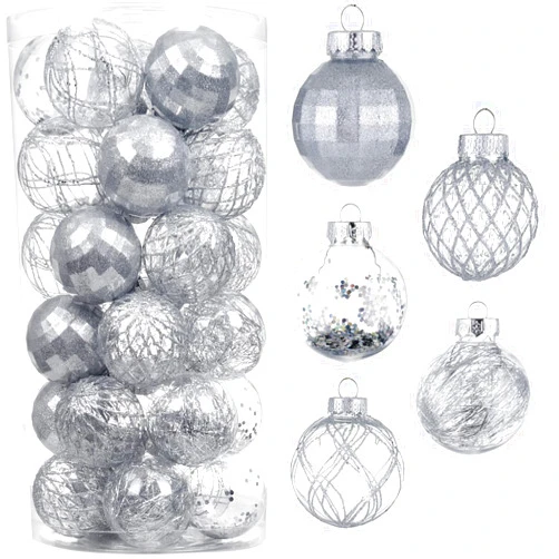CristBest 30ct Christmas Ball Ornaments-60mm/2.36