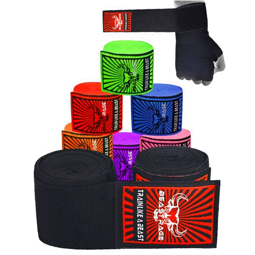 BEAST RAGE Boxing Hand Wraps for MMA Kickboxing Wrist Wraps Professional Adult 180
