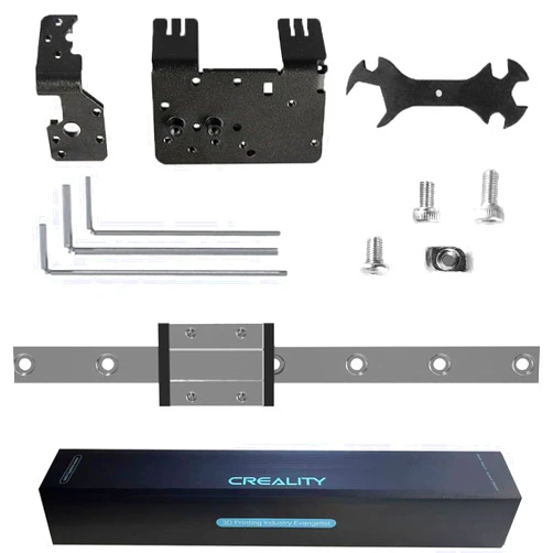 YOOPAI CR Official Ender 3 Upgardes X-axis Linear Rail Kit MGN12C for Creality Ender 3/ Ender 3 V2/ Ender 3 Pro, Modular Design with Stock Hotend & Sprite Extruder Fix Plate Mount Bracket Support