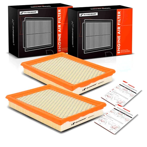 A-Premium 2-PC Engine Air Filter Compatible with Nissan & Infinit Models - Rogue, Sentra, 300ZX, Juke, FX35, FX37, FX50, M56, Q50, Q60, Q70, Q70L, QX70