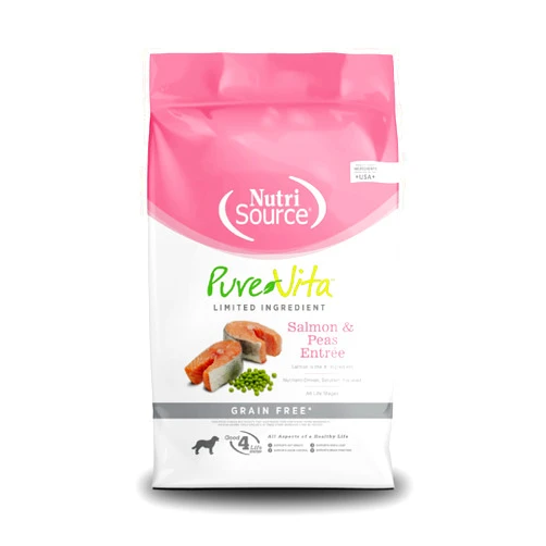 PureVita Salmon and Peas Grain-Free Dog Food 5Lbs