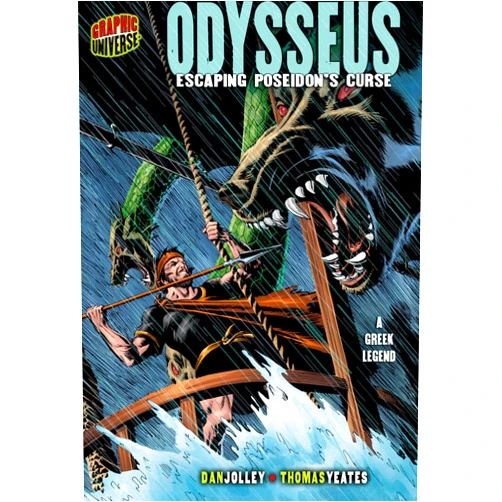 Dan Jolley,Thomas Yeates Odysseus: Escaping Poseidon's Curse [A Greek Legend] (Graphic Myths and Legends)