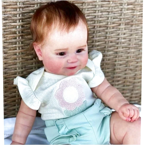 Cosheng 20INCH Realistic Reborn Baby Maddie Silicone Full Body Vinyl Reborn Baby Dolls That Look Real Lifelike Newborn Baby Doll Real Life Reborn Doll Girl Xmas Toy Gift Set for Kids