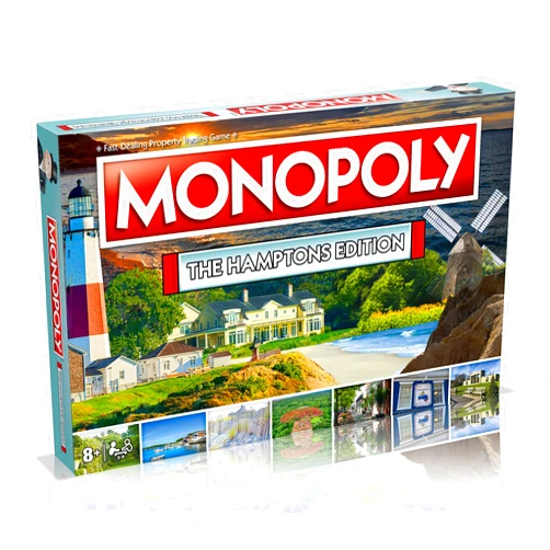 MONOPOLY Board game - The Hamptons Edition: 2-6 Players Family Board Games for Kids and Adults, Board Games for kids 8 and up, for Kids and Adults, Ideal for Game Night