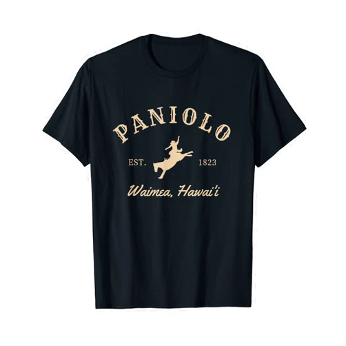 Aloha Attire Paniolo Hawaiian Cowboy T-Shirt