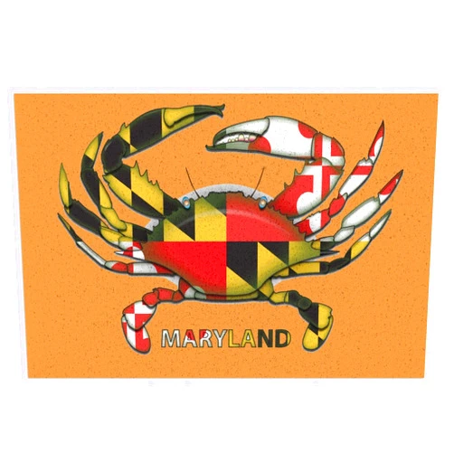 Apular Maryland Crab Durable Doormat Indoor Outdoor Entrance Door Mat Bath Rug Decorative Patio Garage Garden Kitchen Door Mats Porch Gifts Mats 30 x18 Inch