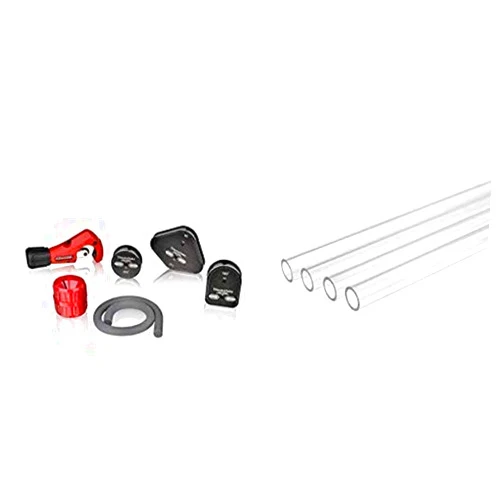 Thermaltake Pacific DIY 16mm x 12mm Water Cooling PETG Hard Tube Bending Kit and 4 x 1000mm Tubes for Desktop, Gaming PC, Server