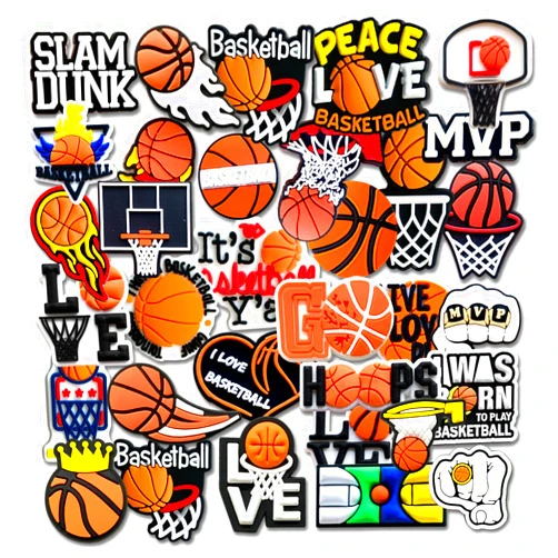 Chionwen Sports Shoe Decoration Charms for Clog, Softball Baseball Basketball Volleyball Soccer Swimming Hockey Cheerleading Gymnastics Ballet Charms Accessories for Adults