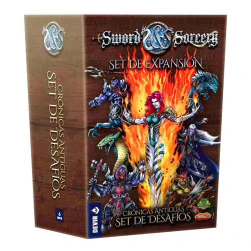 Devir Sword & Sorcery Miniatures - Ancient Chronicles: Challenge Set-Expansion Set - 16 Pieces Unpainted by Ares Games - Designed for use with Sword & Sorcery - TTRPG RPG Tabletop Game