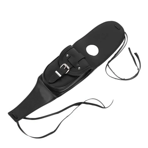 Jauarta Motorcycle PU Leather Fuel Tank Cover Panel Pad Bib Bag Pouch Fit for XL 883 1200